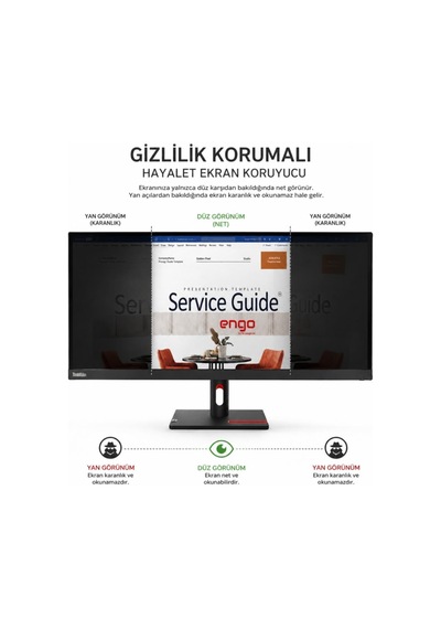 Lenovo Thinkvision S24i-30 Hayalet Ekran Koruyucu 23.8 İnç