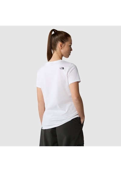 The North Face W Ss Sd Slim Tee Kadın T-shirt Nf0a87nhfn41 Beyaz