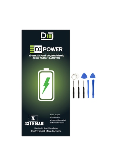 Apple Uyumlu iPhone X  3210 mAh Yüksek Amperli Batarya Pil