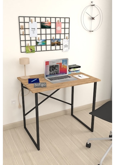 Bofigo 60x90 Cm Çalışma Masası Bilgisayar Masası Çam Açık Kahverengi Bofigo 60x90 Cm Çalışma Masası Bilgisayar Masası Çam Açık Kahverengi
