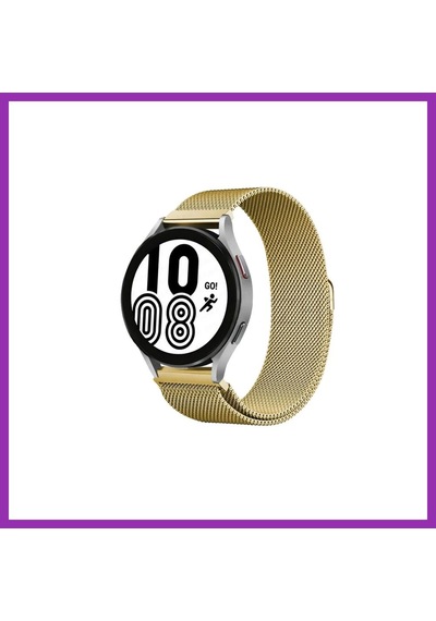 Bezos Watch 20mm Metal Mıknatıslı Kordon - Gold Bty