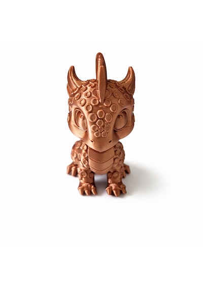 8 Cm 3d Baskı Sevimli Ejderha Figürü Dekoratif Dragon Biblo, Masaüstü Süs, Hediyelik Koleksiyon Figürü