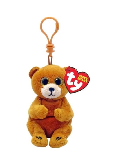 Ty Beanie Bellies Peluş Ayı Anahtarlık Duncan Kahverengi