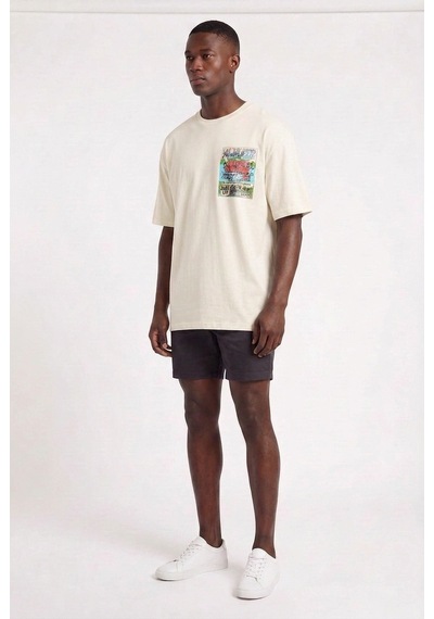 Blow Up Future Gen Your Soul Gri Oversize Erkek T-shirt 141347 SİYAH