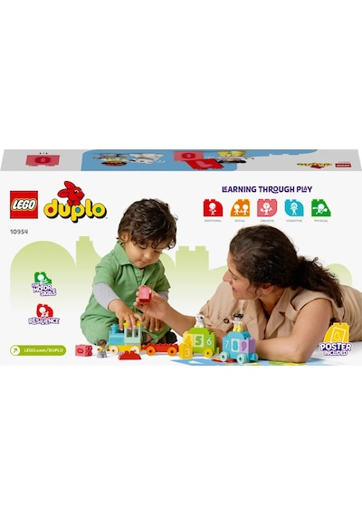 LEGO® DUPLO® İlk Sayı Treni Saymayı Öğren 10954 1½+ Eğitici Oyuncak Yapım Seti - 23 Parça