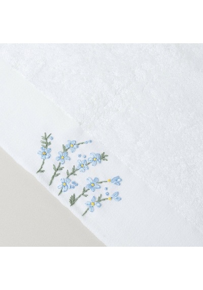 Linens Lunel Bambu 50x85 Cm Yüz Havlusu Beyaz Beyaz