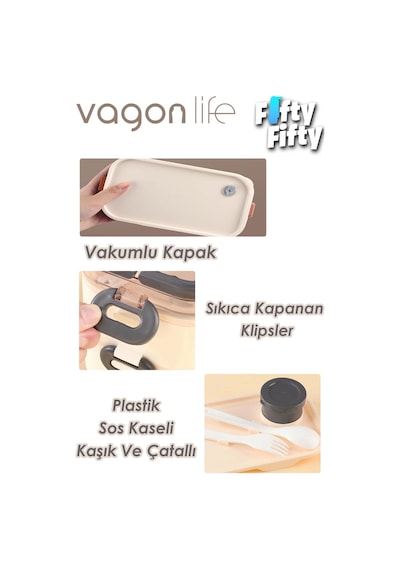 1350 Ml Paslanmaz Çelik Bento Lunch Box İki Kat Üç Bölme Yeni Nesil Sefer Tası-1350ml-101102s Lacivert