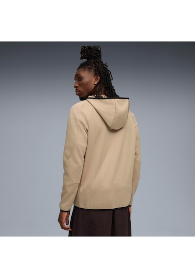 Puma Evostrıpe Warm Fz Hoodie Erkek Yetişkin Ceket Kahverengi