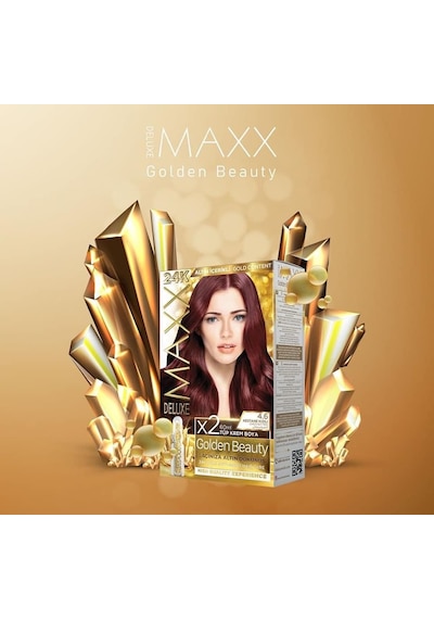 Serisi 24k Altın Parçacıklı Serum İle 1 Kutu 2 X 50 Ml Ve Geliştiriciler Saç Boyası Yoğun Küllü Kumral 7.11