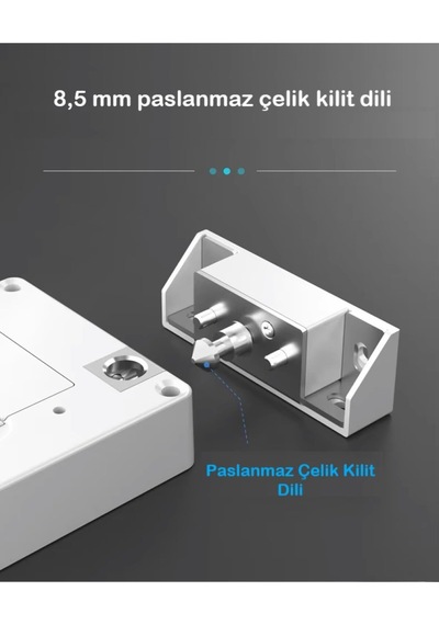 Elektronik Akıllı Anahtarsız Çekmece -dolap Kilidi Gizli Çekmece Kilidi Ve Manyetik Güvenlik Çö Tek Renk