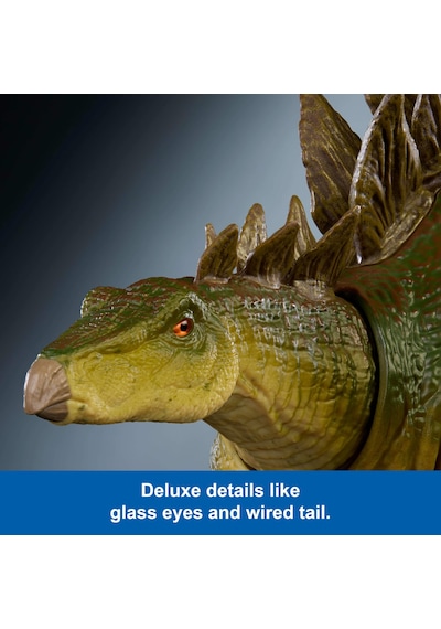 Mattel Jurassic World Hammond Collection Aksiyon Figürü, Unutulmuş Dünya Jurassic Park Stegosaurus, Ekstra Büyük Herbivor Dinozor Oyuncağı, Jch08