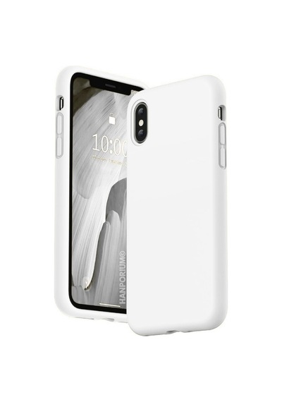 Apple iPhone Xs Max Uyumlu Silikon Kılıf Pastel Renk Tonu Kamera Korumalı Esnek Kapak Beyaz