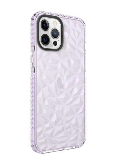 Apple Uyumlu iPhone 12 Pro Max Kılıf Zore Buzz Kapak Mor