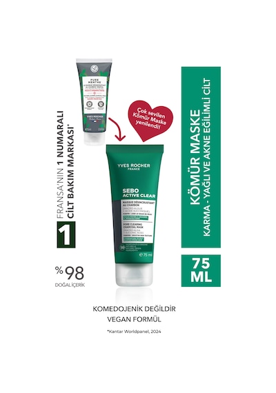 Karma Ve Yağlı ,akneye Eğilimli Ciltler İçin Siyah Noktaları Arındırıcı Botanik Kompleks 75 Ml