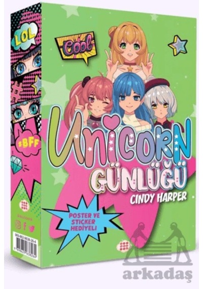 Unicorn Günlüğü - Yeşil Günlük Dokuz Çocuk