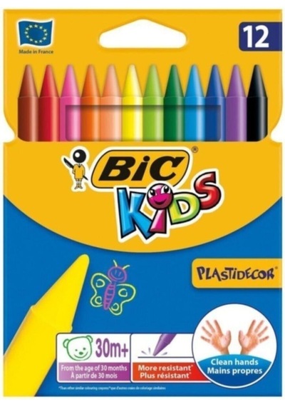 Bic Silinebilir Pastel Boya 12 Li Kutu 3270220000341