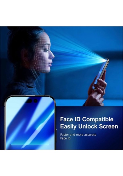 Apple Uyumlu iPhone 14 Hayalet Ekran Koruyucu Privacy Temperli Cam