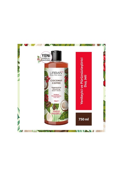 Urban Care Coconut Coffee Yenileyici Ve Pürüzsüzleştirici Duş Jeli, 750 Ml Sku: Smg8690010387882 Diğer