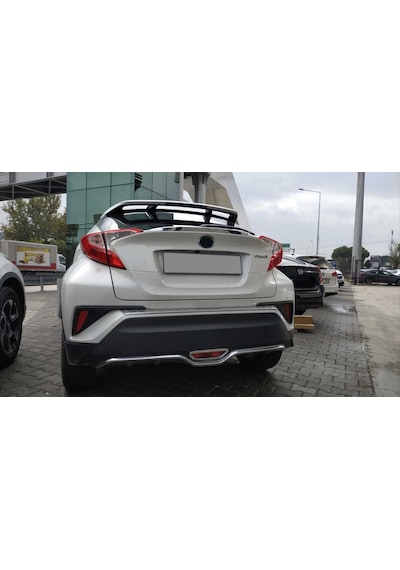 Autogp Toyota C-hr 2016-2019 Arka Tampon Alt Çıtası Nıkelaj