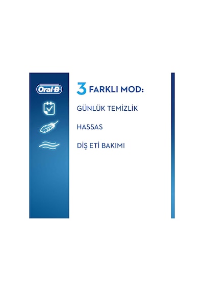 Oral-B Smart 4 4500 Modern Motif Elektrikli Diş Fırçası Beyaz