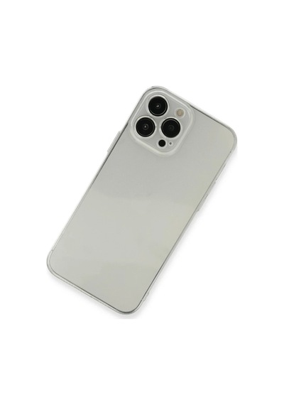 Bezos İphone 13 Pro Max Uyumlu Kılıf Fly Lens Silikon - Şeffaf Mbt06