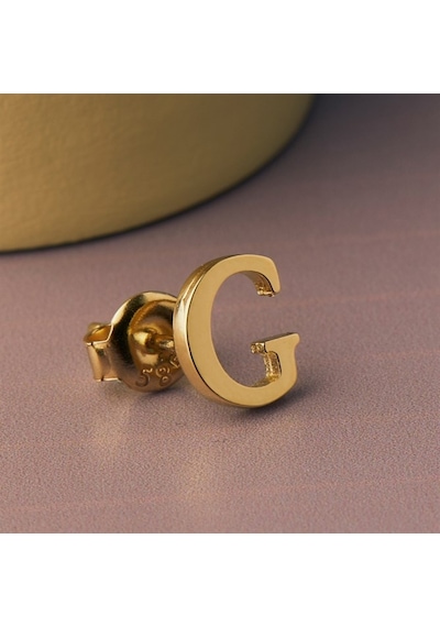 Goldkupe 14 Ayar Altın G Harf Küpe 0,46 Gr-1364