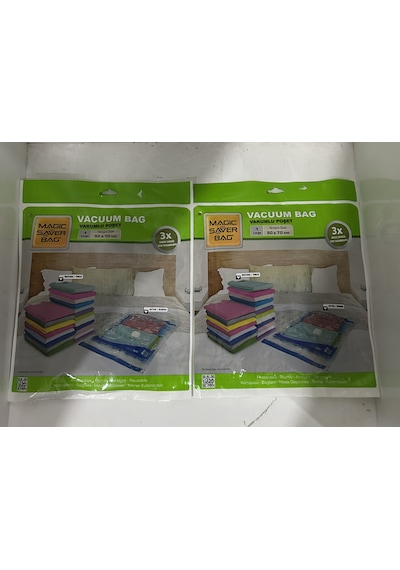 50 70 Vakumlu Torba 2 Adet