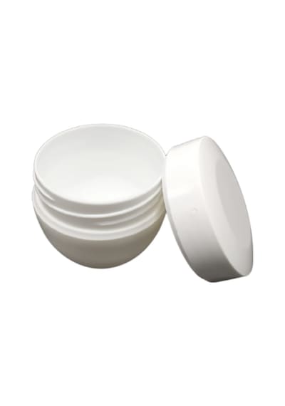 Plastik Beyaz Krem Kabı Kavanozu 20 Ml 3000 Adet