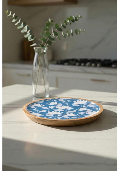 Mango Agacı Pasta Tabağı & Sunum Tabağı 20 Cm Desenli Diğer