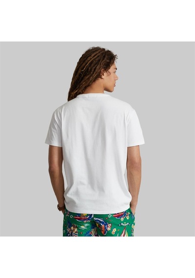 Polo Ralph Lauren Erkek T-shırt 710854497032 710854497032 Beyaz Beyaz