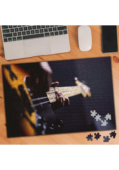 Gitar Çalan Adam-müzik 240 Parça Puzzle Yapboz-1841186