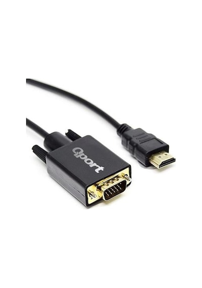 Q-hvg18 Hdmı To Vga 1,8mt Dönüştürücü Kablo