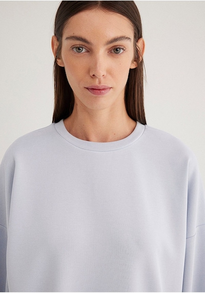 Mavi Kadın Oversize Sweatshırt Halogen Blue 168837-89201 Mavi
