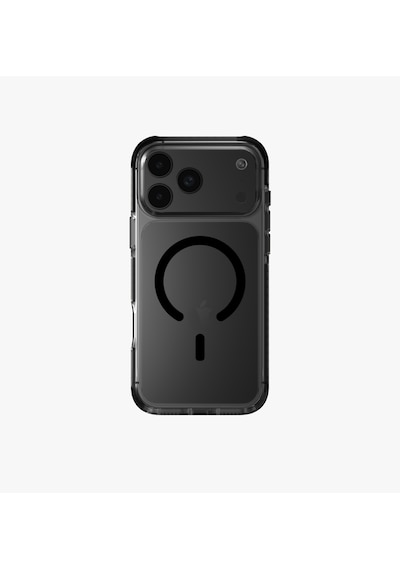 Apple Uyumlu iPhone 17 Pro Max Kılıf Combat Serisi Üç Katmanlı Shocksorb Magsafe Özellik Magclick Koruyucu Kapak Siyah