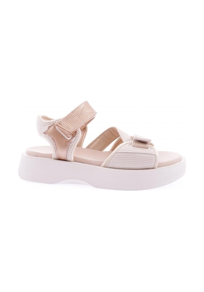 Dgn 5046-22y Kadin Cirtli Bantli Sandalet 4824-2027-R3183 Bej