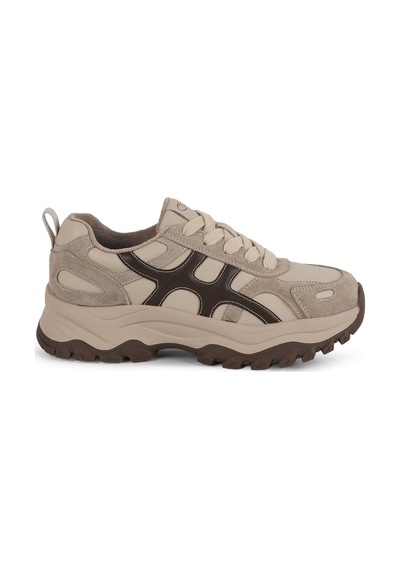 Guja Kadın Spor Ayakkabı 374-1 Bej Süet Detaylı Kalın Tırtıklı Taban Rahat Chunky Günlük Sneaker Guja Kadın Spor Ayakkabı 374-1 Bej Süet Detaylı Kalın Tırtıklı Taban Rahat Chunky Günlük Sneaker