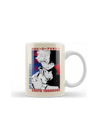 Shoto Todoroki My Hero Academia 03 Kupa Bardak Porselen Karışık