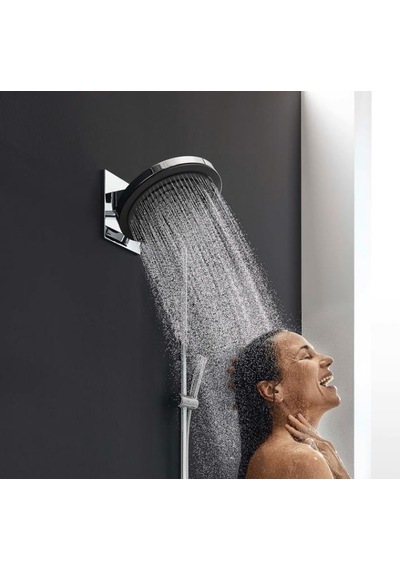 Hansgrohe Pulsify Duvar Bağlantısı Tepe Duşu 260 Mat Siyah 24149670 Siyah