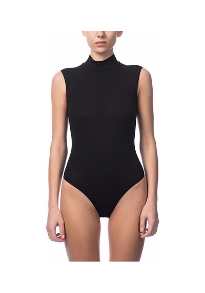 NBB 6 Adet, Kolsuz, Boğazlı, Alttan Çıtçıtlı Kadın Body, Pamuklu & Likralı 001