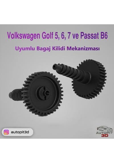 Volkswagen Golf 5 / Golf 6 / Golf 7 / Passat B6 Uyumlu Bagaj Kilidi Mekanizması Volkswagen Golf 5