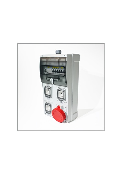 Ip66 Kombinasyon Panosu 3 Ad. Schuko Priz 3x16a 1 Ad. 5x32a Priz