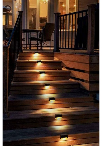 4 Lü Köşebent Solar Led Bahçe Lambası