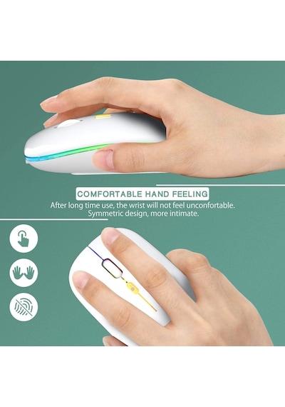 Blackbird Game Center BWM6 Kablosuz 1600DIı Işıklı Kablosuz Mouse