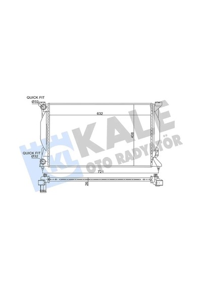 Kale 353700 Motor Radyatoru 8e0121251 8e0121251a 8e0121251af