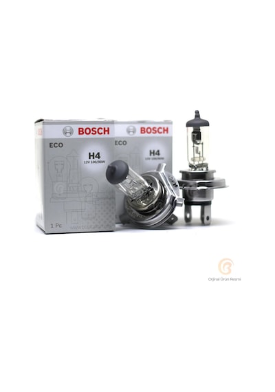 Bosch  Ampul H4 12V 100W P43T Tırnaklı 1987302840 2 Adet
