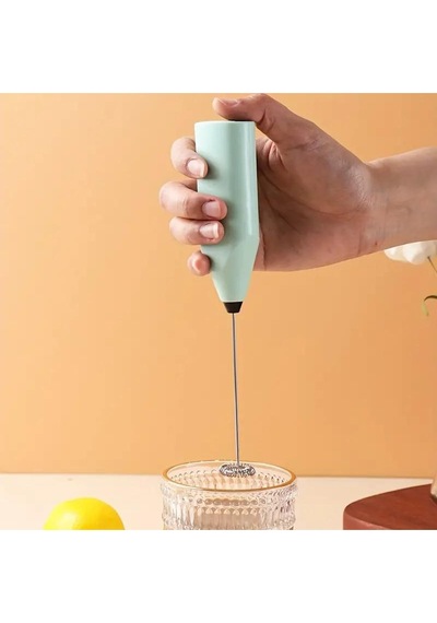 Mini Yumurta Karıştırıcı Süt Köpürtücü El Mikseri Pilli Kahve Çırpıcı Telli Blender Cappuccino Mixer Diğer