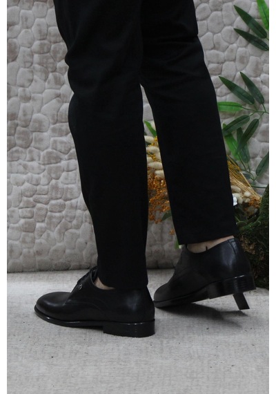 Pierre Cardin 63585 Siyah Hakiki Deri Erkek Klasik Erkek Ayakkabı 001