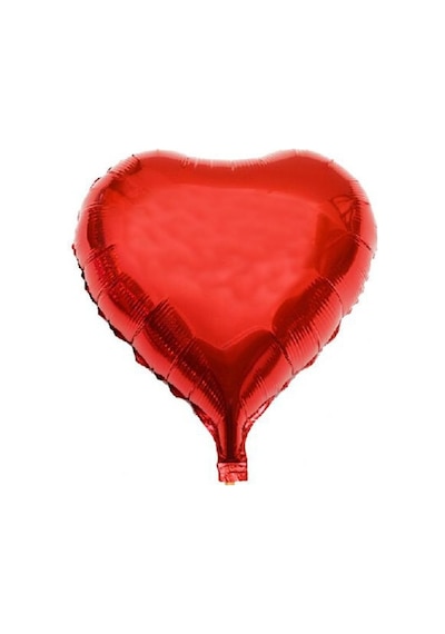Kalpli Kırmızı Folyo Balon 24 Inç 60 CM