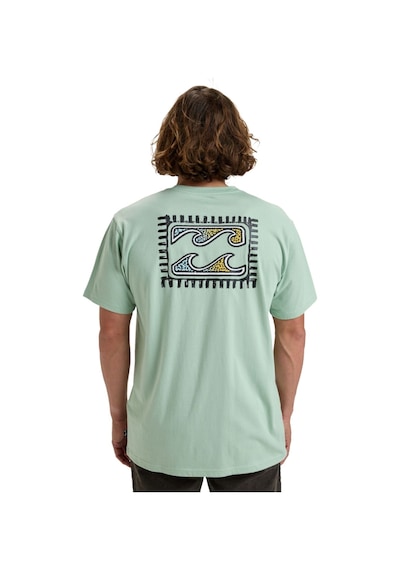 Bıllabong Billabong Crayon Wave Erkek Yeşil Tişört 1208 Çok Renkli