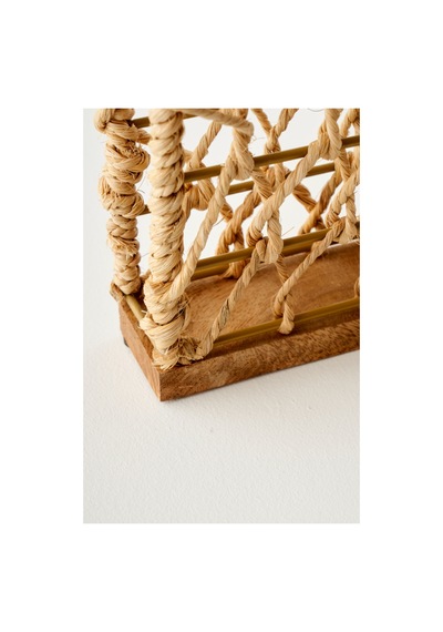 Bella Maison Sierra Peçetelik Naturel 17x4,5x16 Cm Naturel